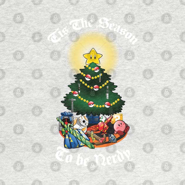 Geekin' Around the Christmas Tree by JustJoshDesigns